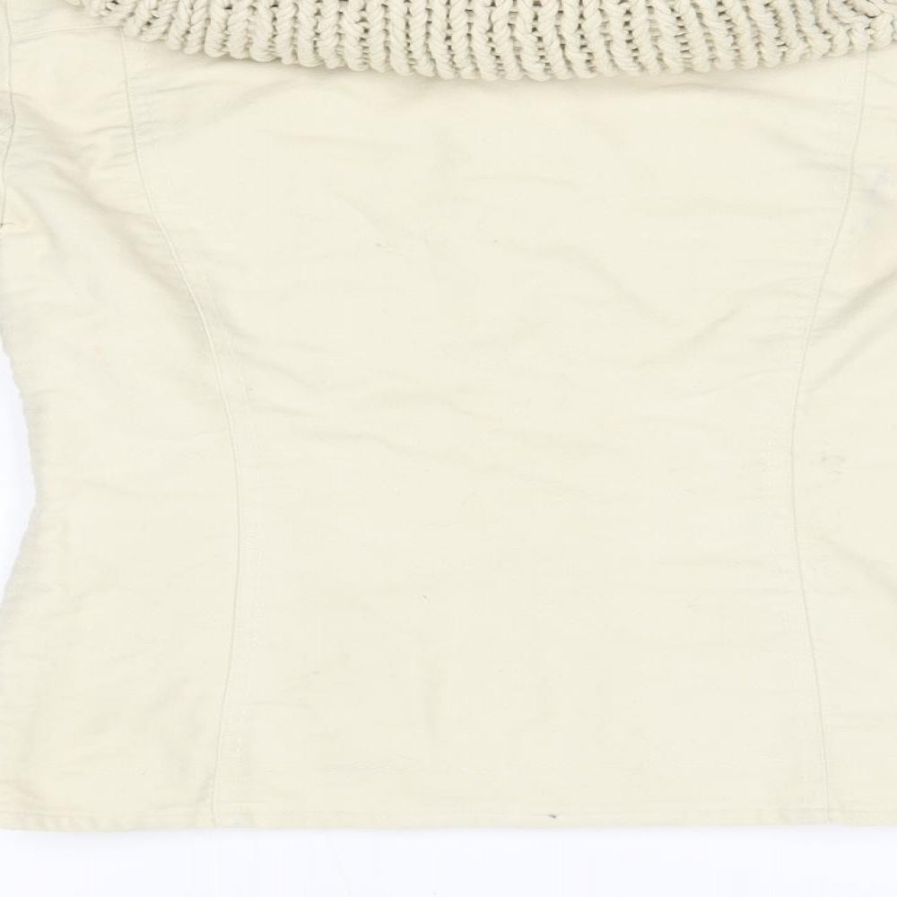 Mango Womens Ivory   Jacket  Size L