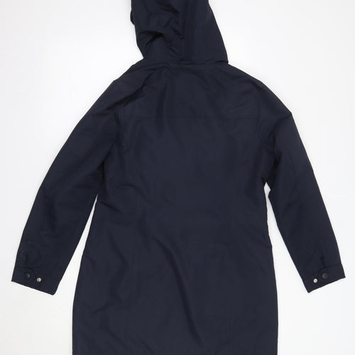 Maine Womens Blue   Overcoat Coat Size 12