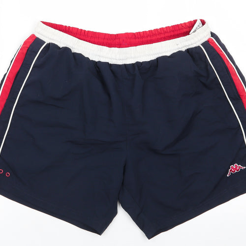 Kappa Mens Blue Striped Polyester Athletic Shorts Size 2XL L7 in Regular  - Swim shorts Red & White stripe
