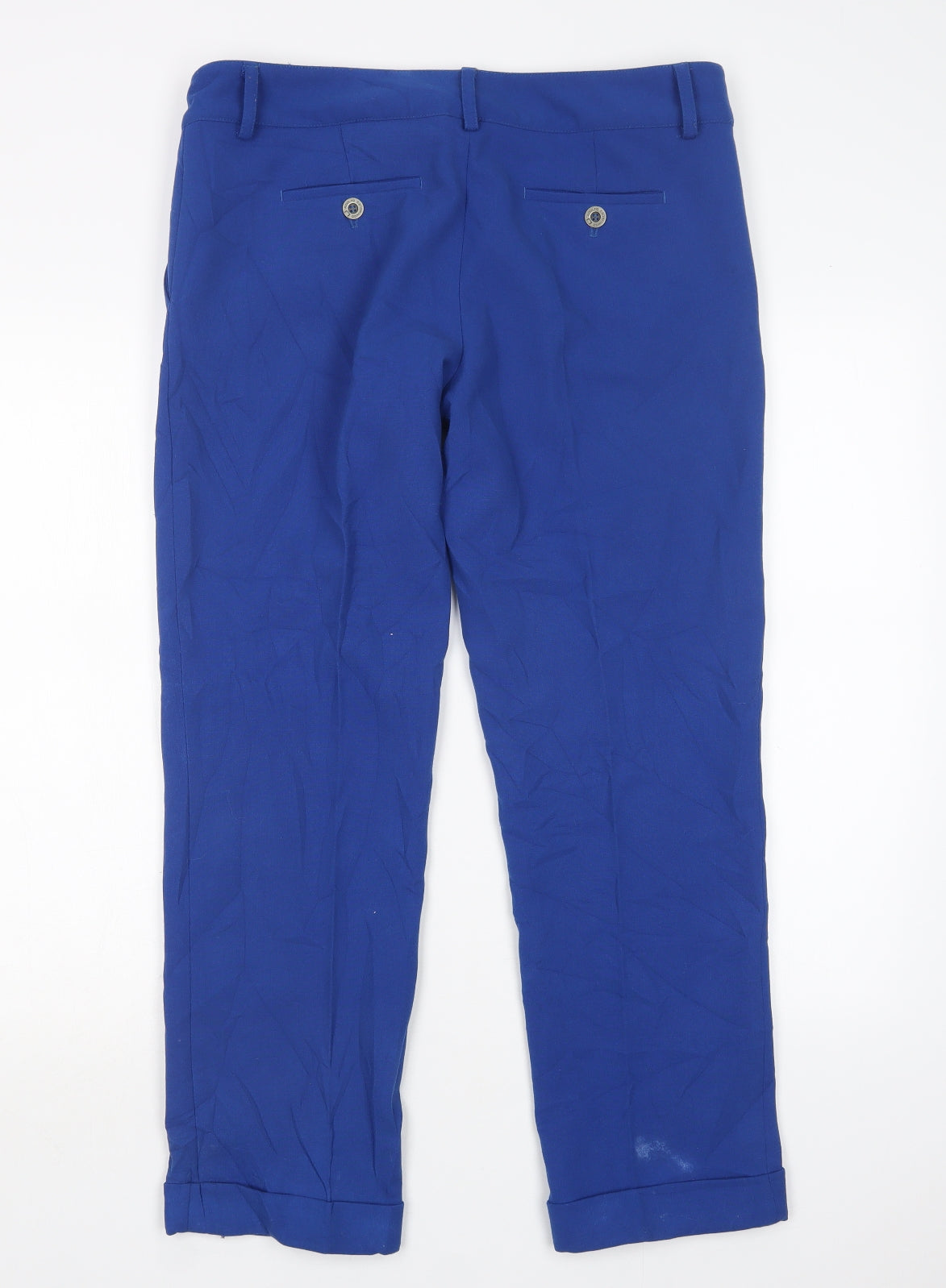 Adolfo Dominguez Womens Blue   Chino Trousers Size 14 L29 in Regular