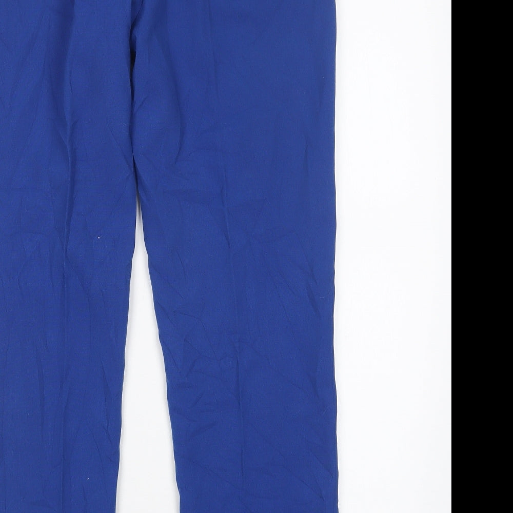 Adolfo Dominguez Womens Blue   Chino Trousers Size 14 L29 in Regular