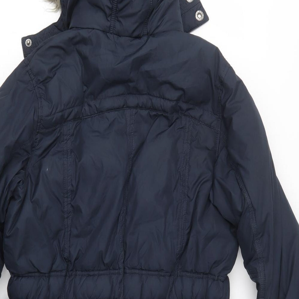NEXT Girls Blue   Parka Coat Size 13-14 Years