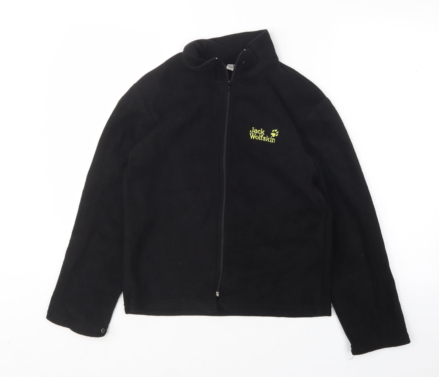 Jack Wolfskin Girls Black   Full Zip Sweatshirt Size 14 Years
