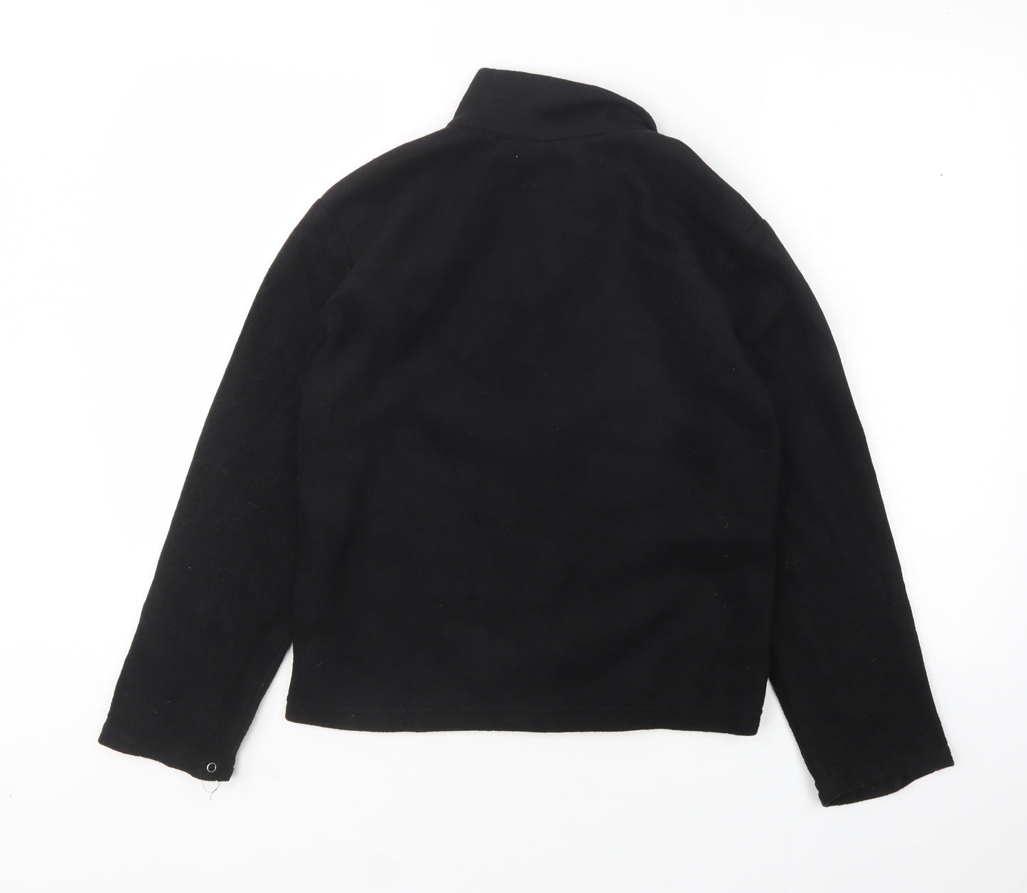 Jack Wolfskin Girls Black   Full Zip Sweatshirt Size 14 Years