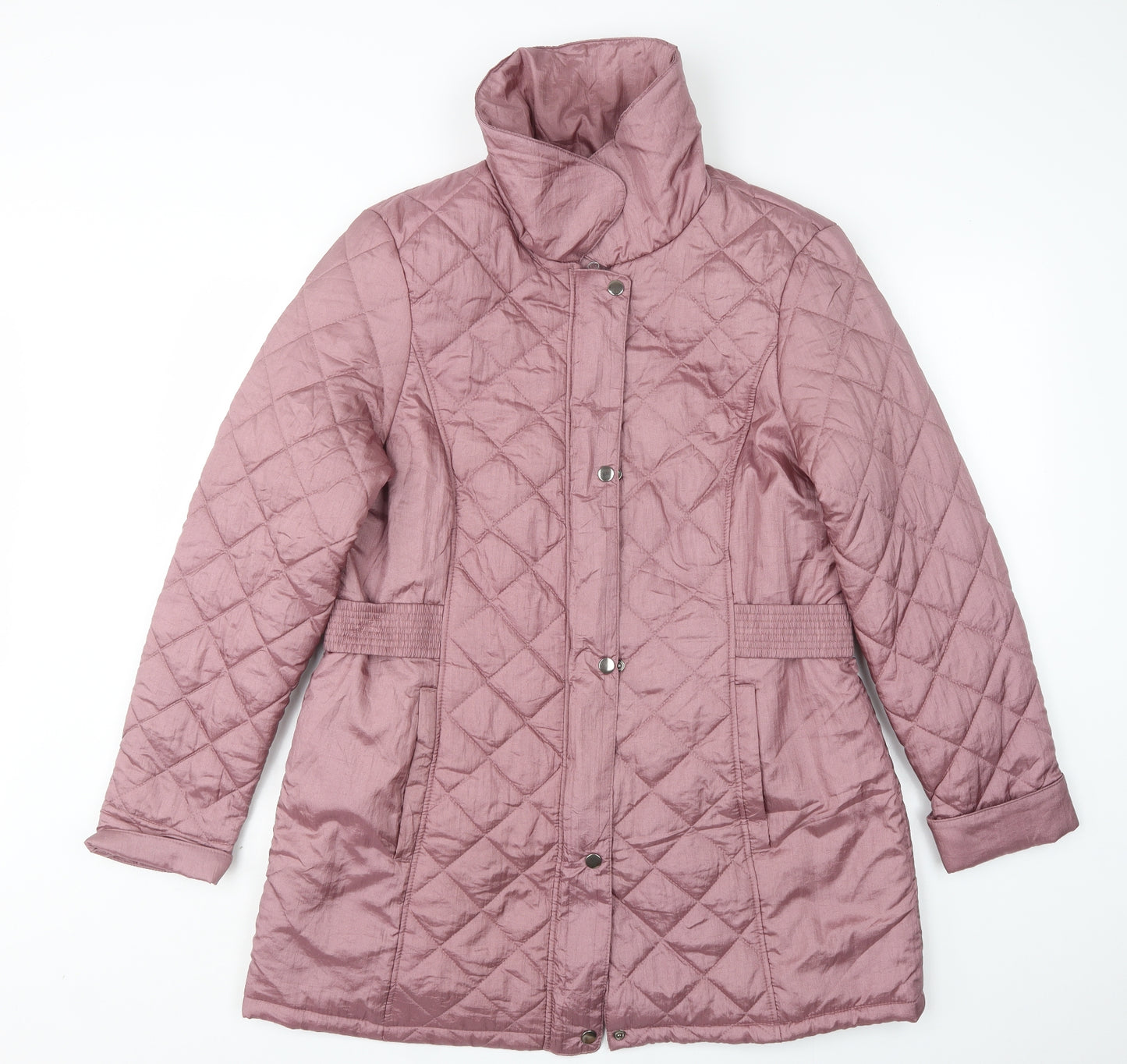 Julipa Womens Pink   Quilted Coat Size 16