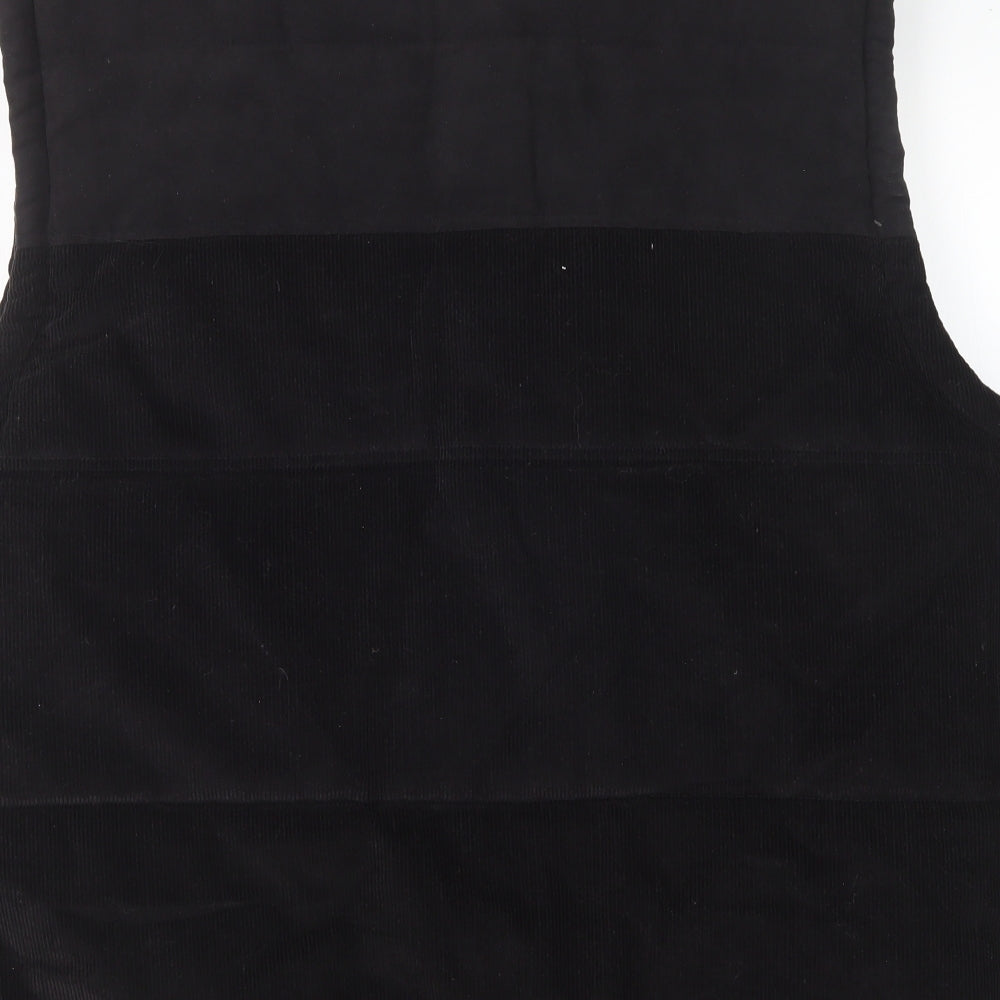 Carlo Capri Mens Black   Gilet Coat Size 2XL