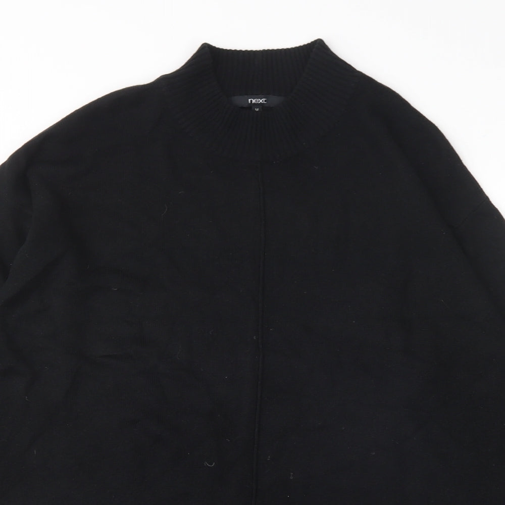 NEXT Womens Black Round Neck  Acrylic Pullover Jumper Size M