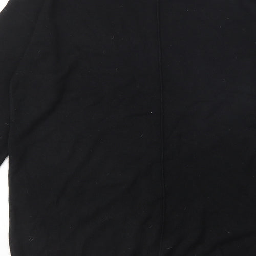 NEXT Womens Black Round Neck  Acrylic Pullover Jumper Size M