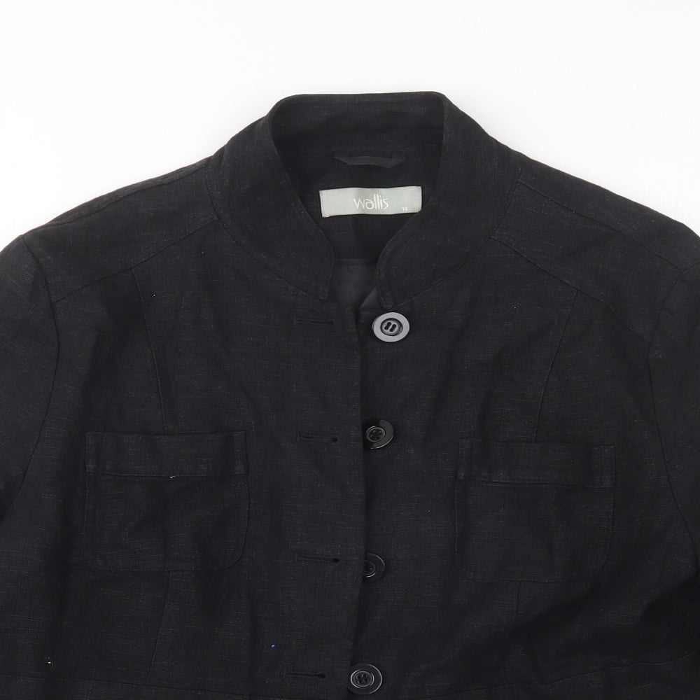 Wallis Womens Black   Jacket  Size 14