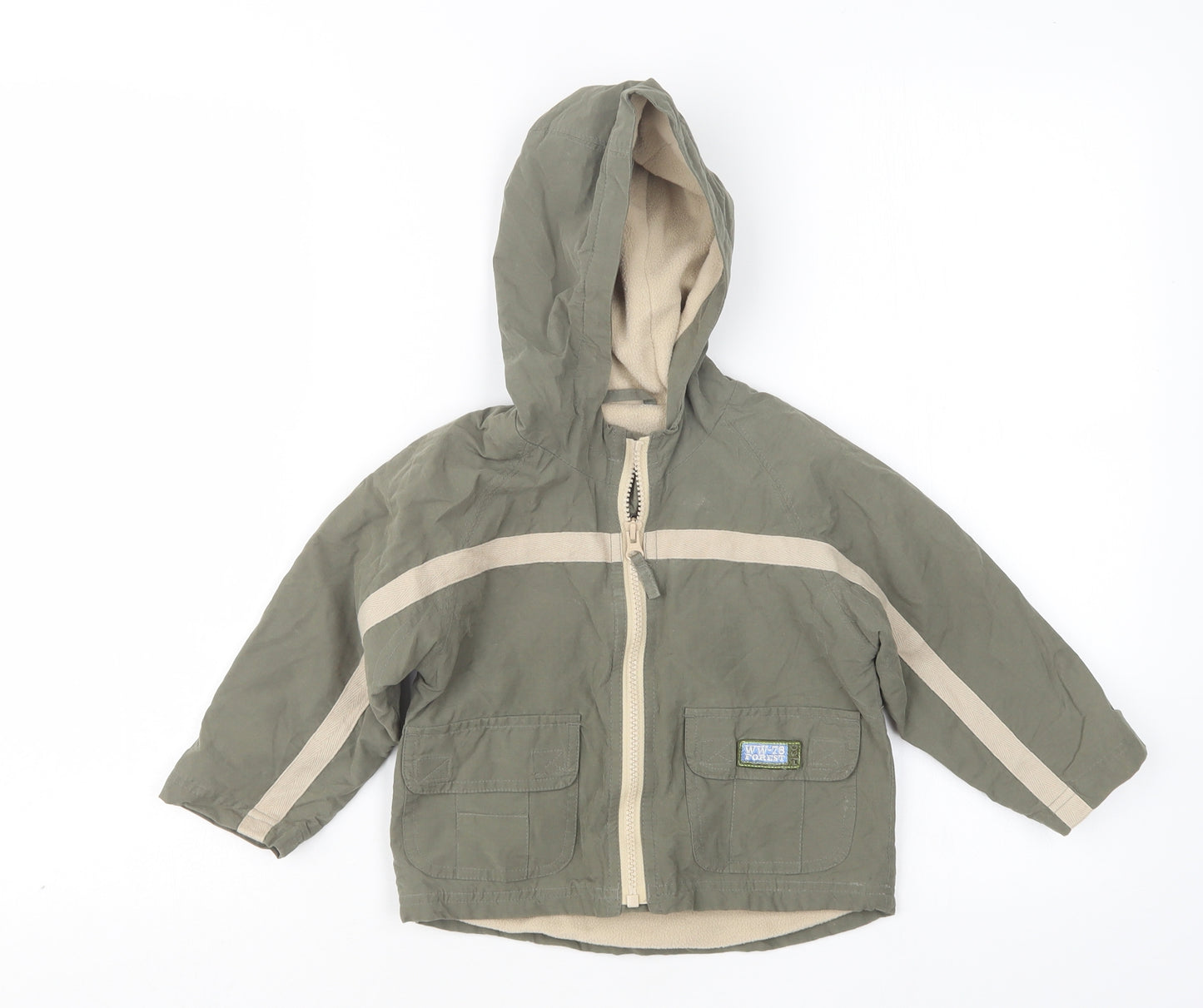 Mothercare Boys Green   Jacket  Size 18-24 Months