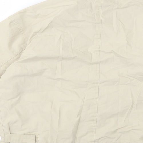 Adams Boys Beige   Bomber Jacket Jacket Size 8 Years