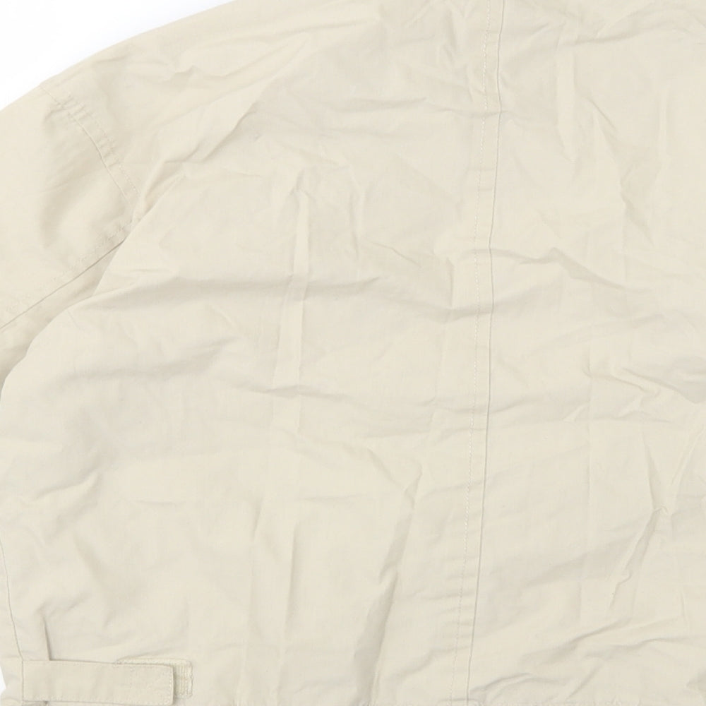 Adams Boys Beige   Bomber Jacket Jacket Size 8 Years