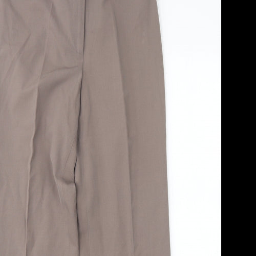 Artigiano  Womens Brown  Polyester Trousers  Size 10 L26 in Regular