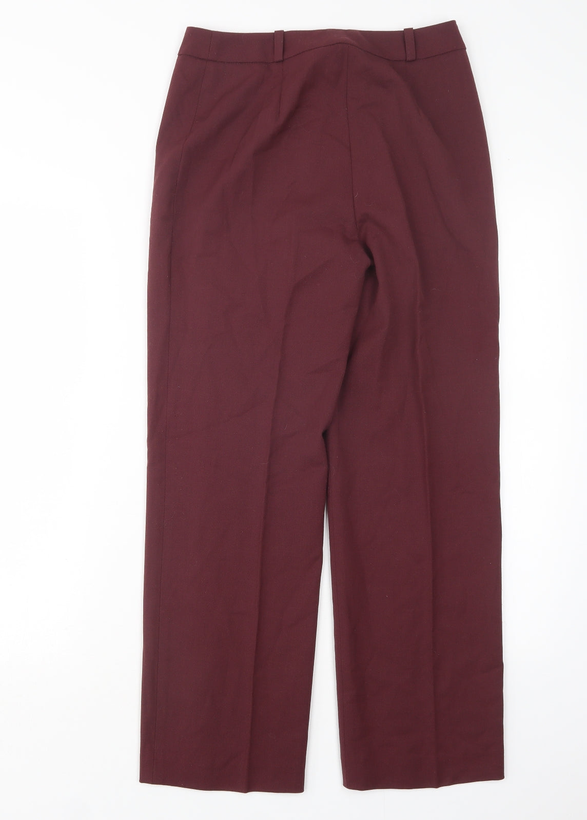 Artigiano Womens Purple  Polyester Trousers  Size 8 L27 in Regular