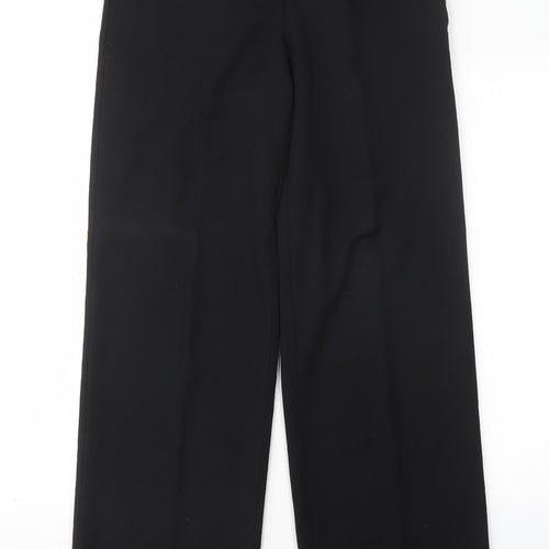 NEXT Womens Black  Polyester Trousers  Size 8 L32 in Regular