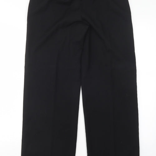 NEXT Womens Black  Polyester Trousers  Size 8 L32 in Regular