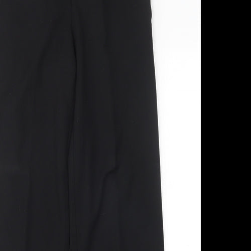 NEXT Womens Black  Polyester Trousers  Size 8 L32 in Regular