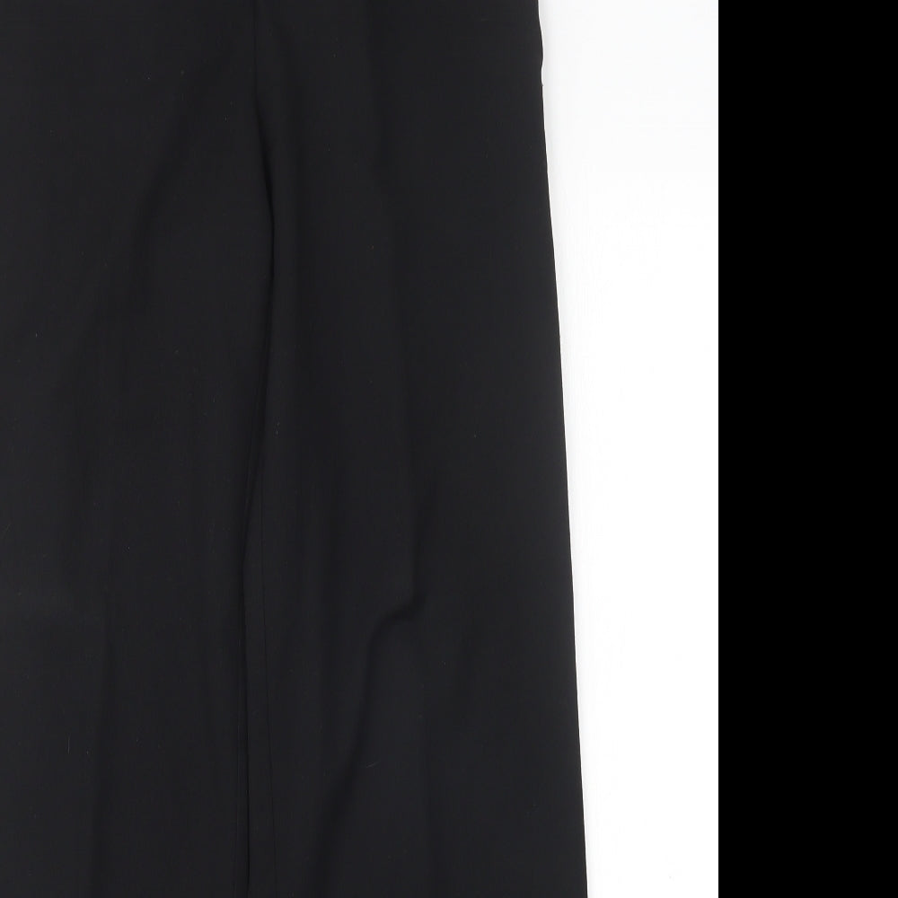 NEXT Womens Black  Polyester Trousers  Size 8 L32 in Regular