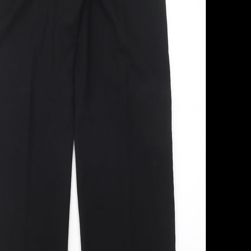 NEXT Womens Black  Polyester Trousers  Size 8 L32 in Regular