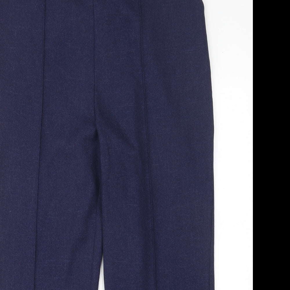 Papaya Womens Blue  Polyester Trousers  Size 16 L28 in Regular