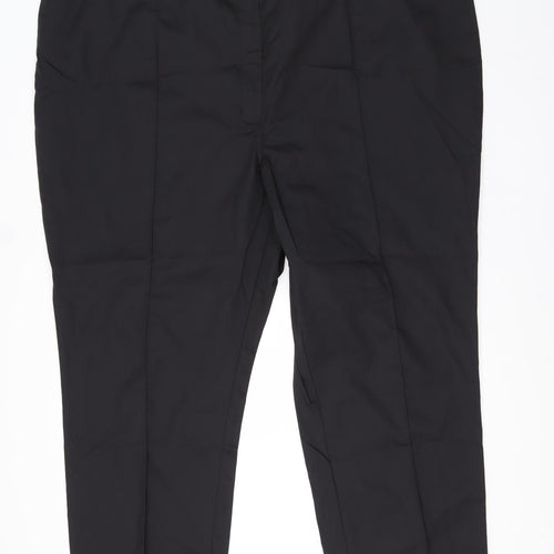 Alexandra Womens Black  Polyester Dress Pants Trousers Size 32 L27 in Regular