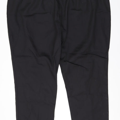 Alexandra Womens Black  Polyester Dress Pants Trousers Size 32 L27 in Regular