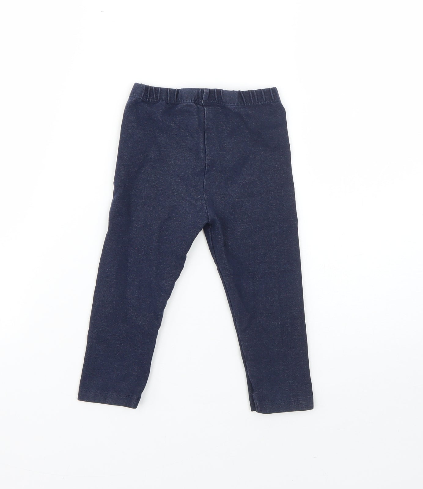 Preworn Boys Blue  Cotton Jogger Jeans Size 12-18 Months