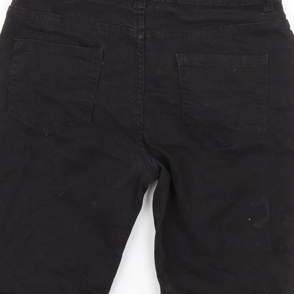 Denim Co Boys Black  Cotton Utility Shorts Size 12-13 Years  Regular