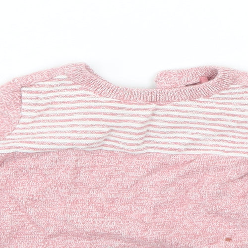 TU Baby Red  Cotton Pullover Jumper Size 0-3 Months
