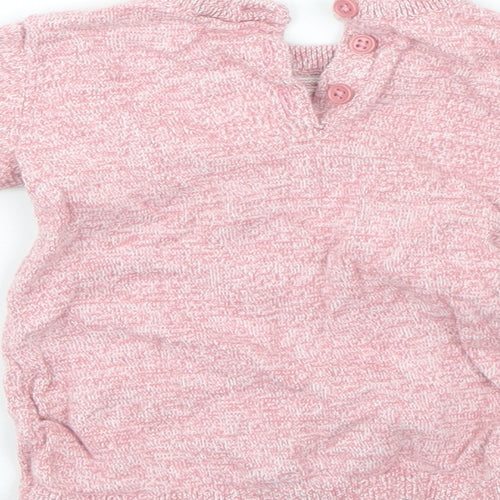 TU Baby Red  Cotton Pullover Jumper Size 0-3 Months