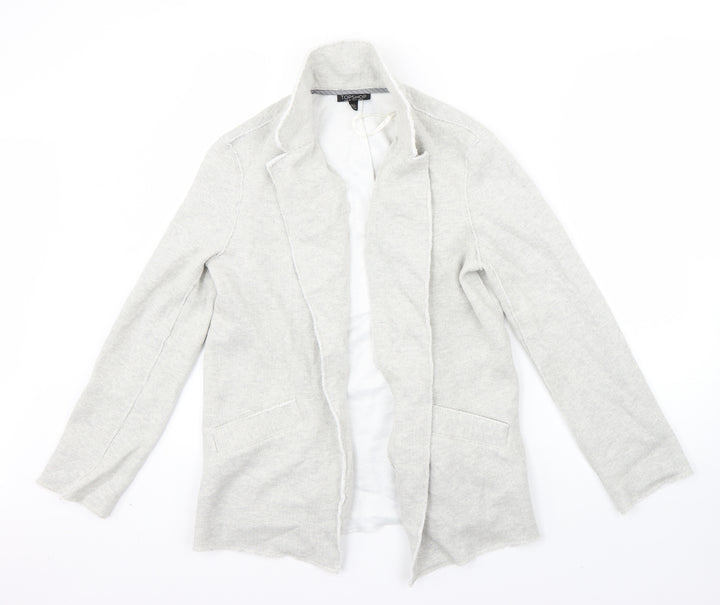 Topshop Womens Grey   Jacket Coatigan Size 12