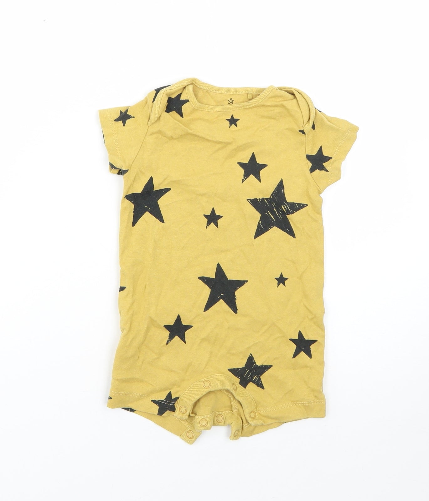 NEXT Baby Yellow  Cotton Babygrow One-Piece Size 6-9 Months