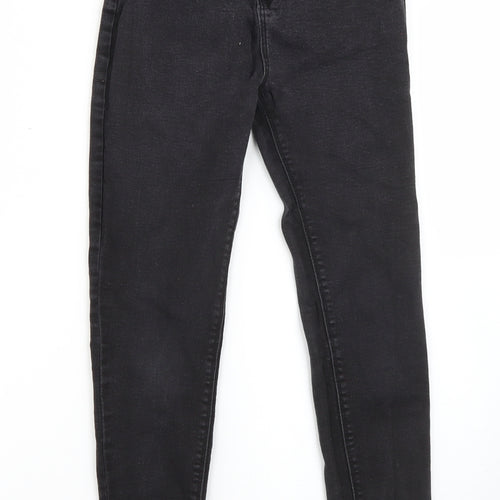 Denim Co Girls Black  Cotton Skinny Jeans Size 11-12 Years  Regular