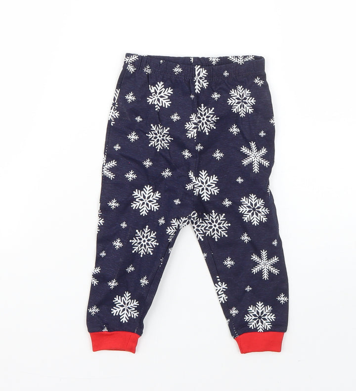 Baby Baby Blue Cotton Pyjama Pants Size 6-9 Months - christmas