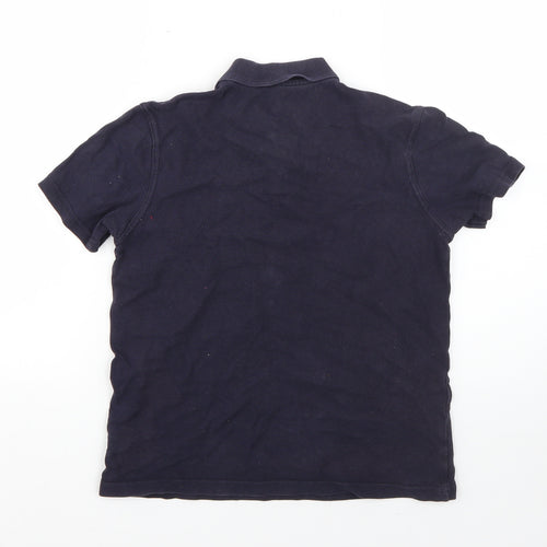 George Boys Blue  Cotton Basic Polo Size 10-11 Years Collared