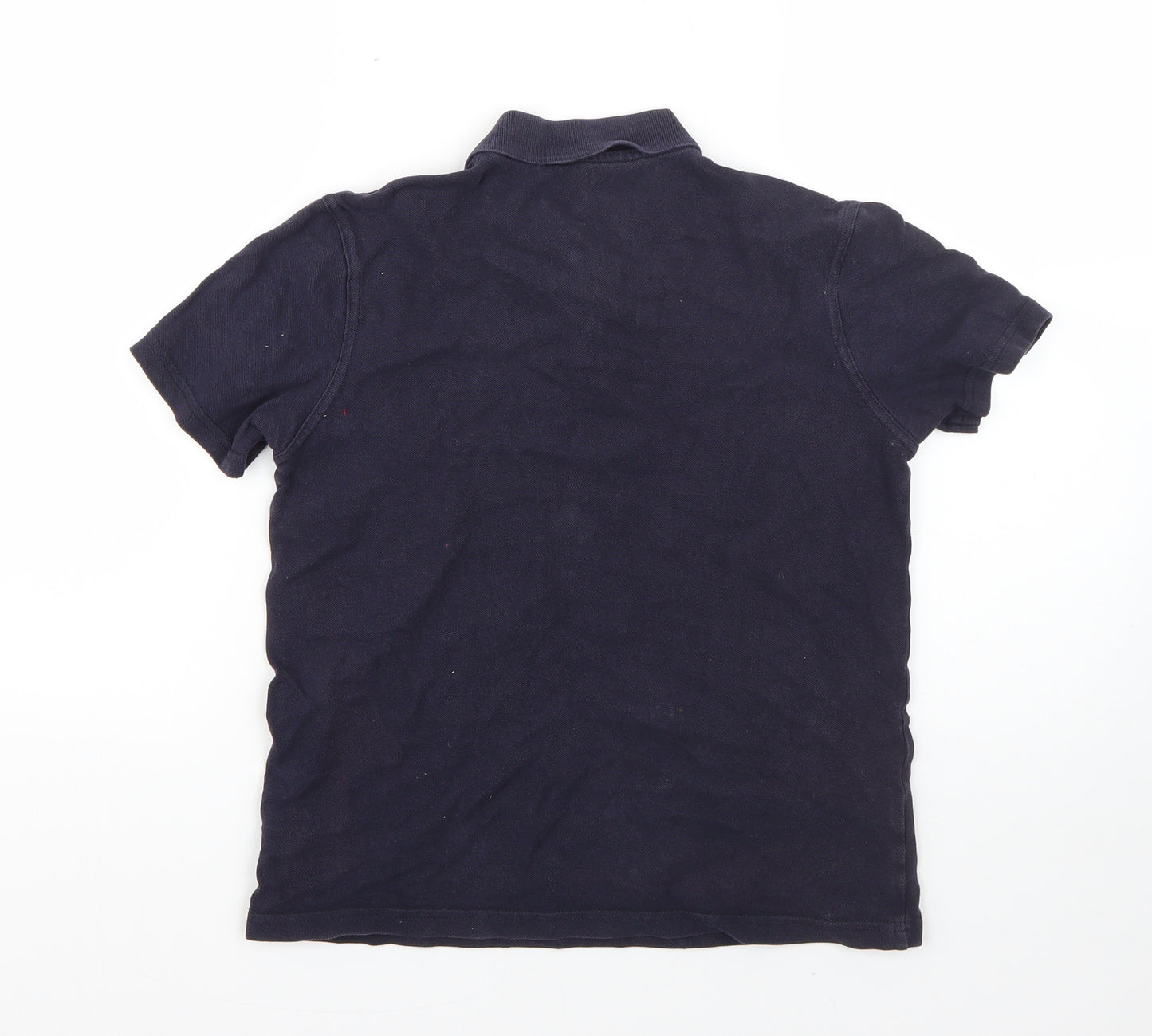 George Boys Blue  Cotton Basic Polo Size 10-11 Years Collared