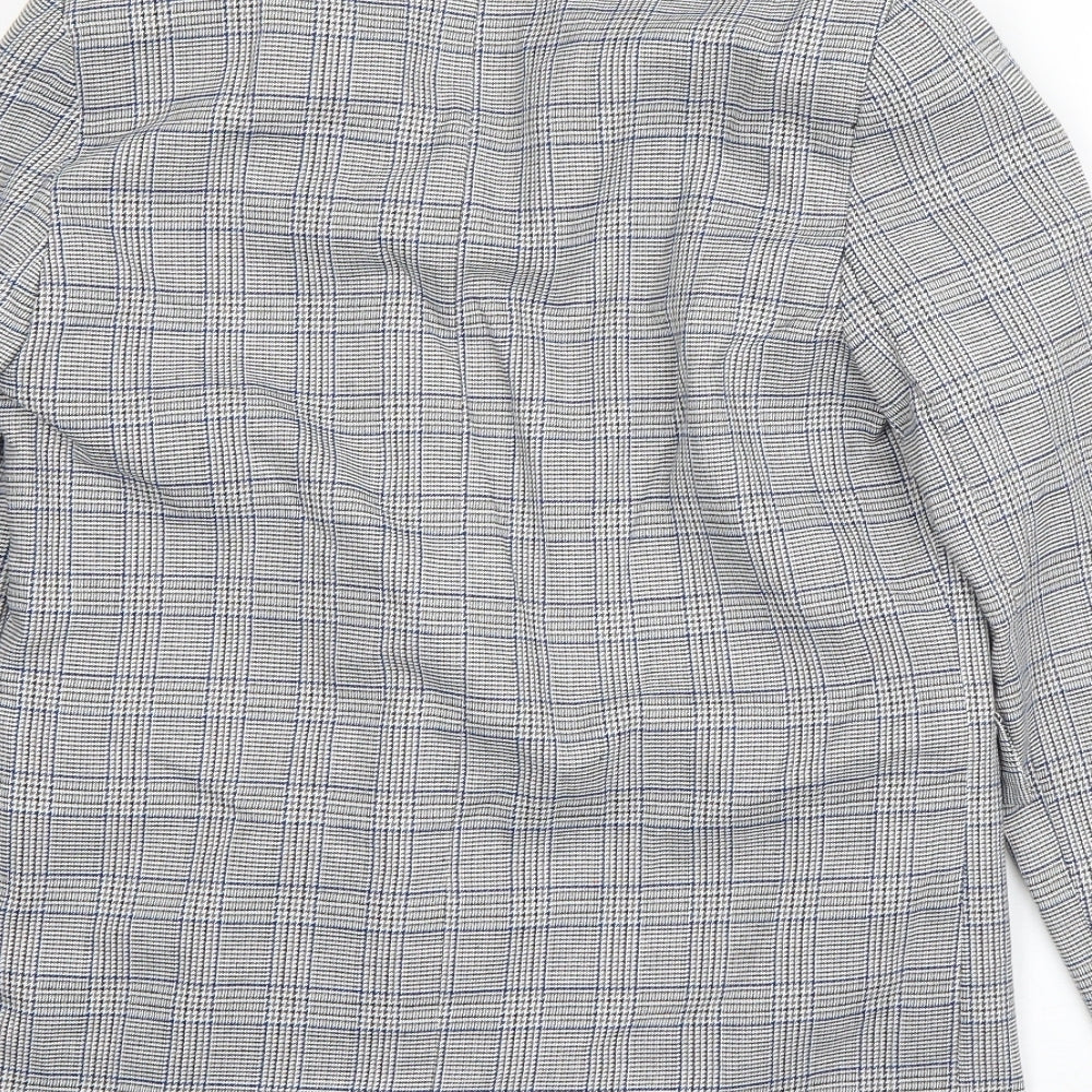 Covent Garden Womens Grey Houndstooth  Jacket Coat Size 10