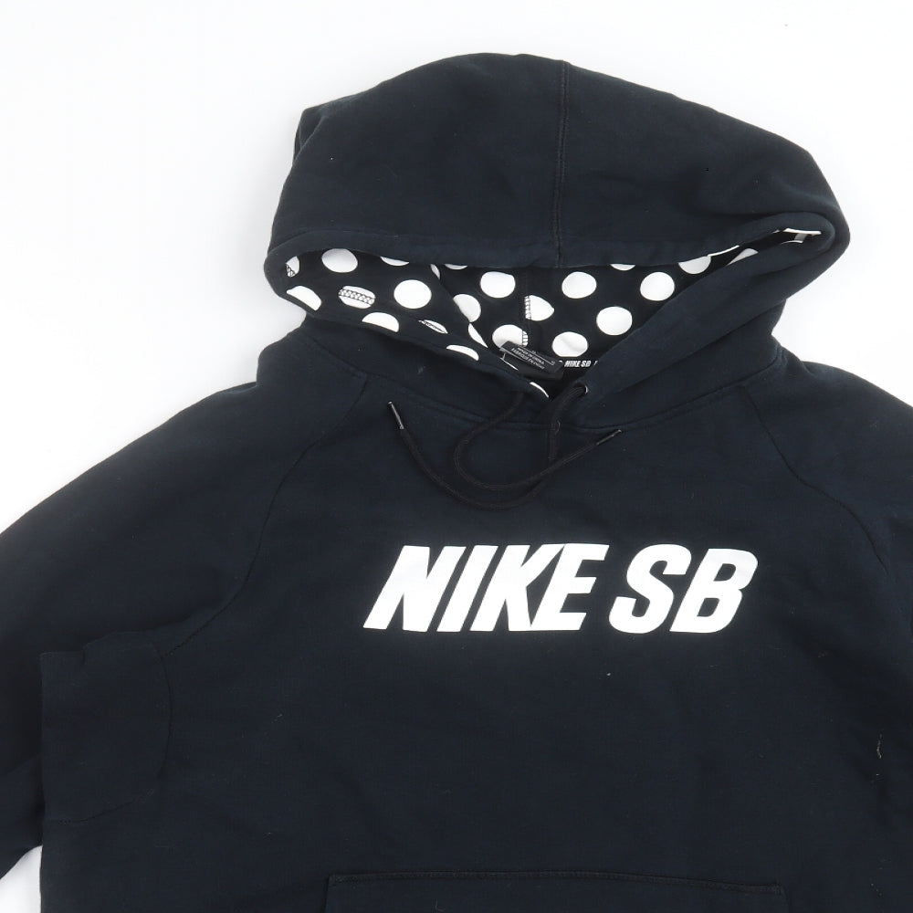 Nike Womens Blue  Cotton Pullover Hoodie Size L   - NIKE SB