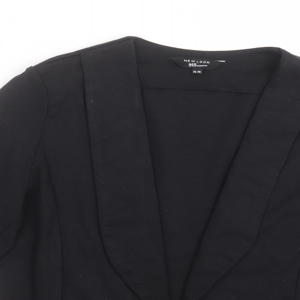 New Look Girls Black   Jacket Blazer Size 14-15 Years