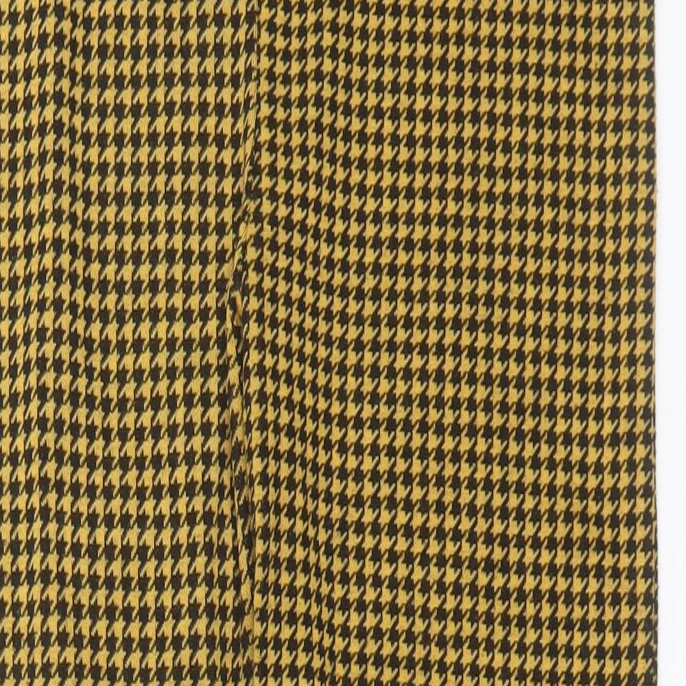 New Look Womens Multicoloured Houndstooth Polyester  Leggings Size 16 L29 in