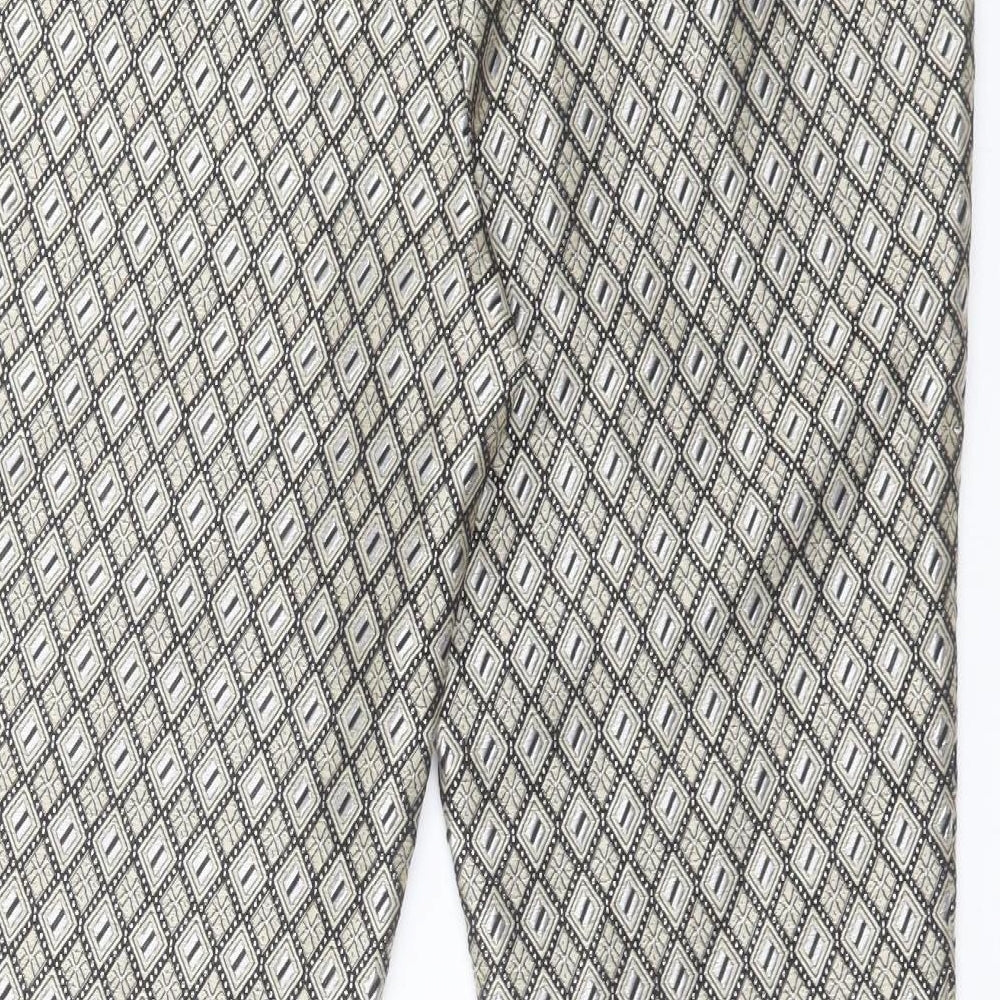 Peacocks Womens Multicoloured Argyle/Diamond Polyester Carrot Trousers Size 12 L29 in Regular