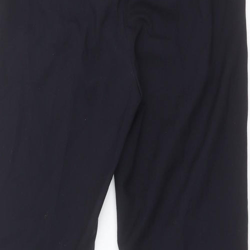 Casual Club Womens Black  Polyester Carrot Trousers Size 12 L30 in Regular