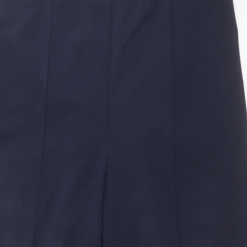 BM Womens Blue  Polyester Trousers  Size 22 L25 in Regular
