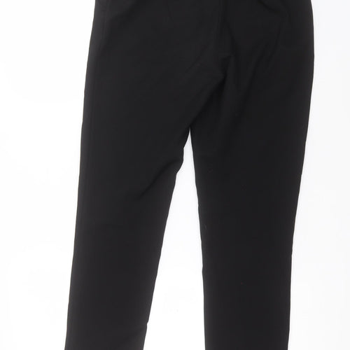 New Look Womens Black  Polyester Carrot Trousers Size 10 L29 in Regular