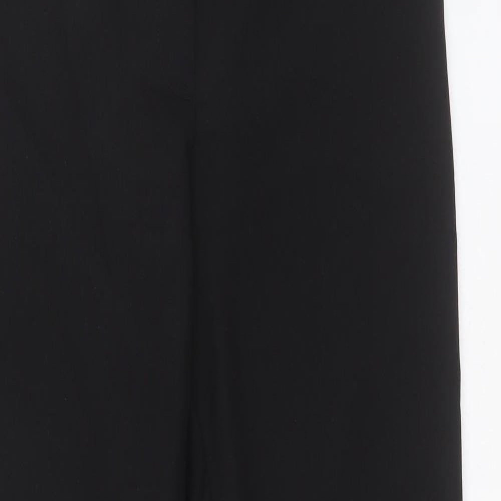 New Look Womens Black  Polyester Carrot Trousers Size 10 L29 in Regular