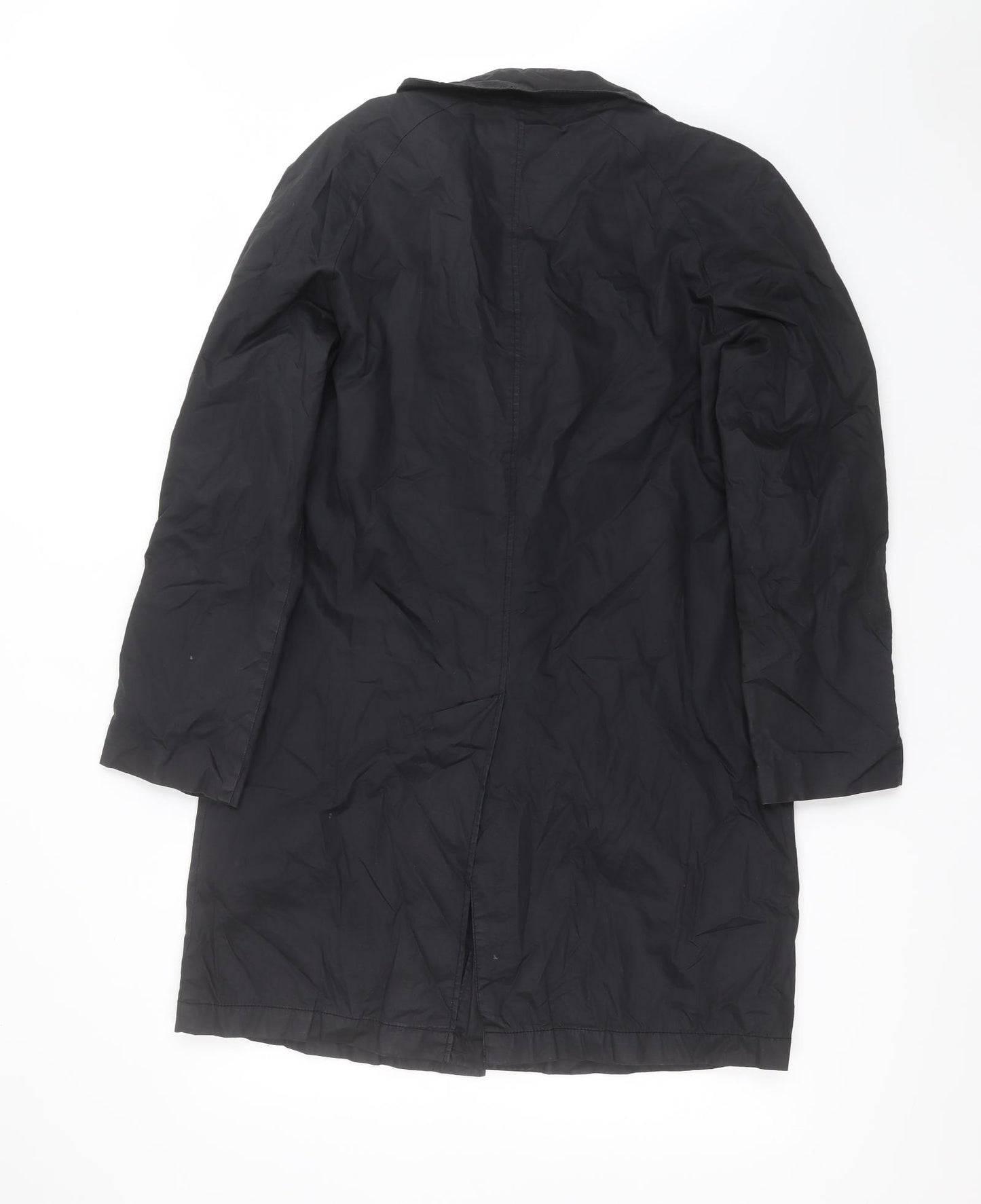 H&M Womens Black   Trench Coat Coat Size 18