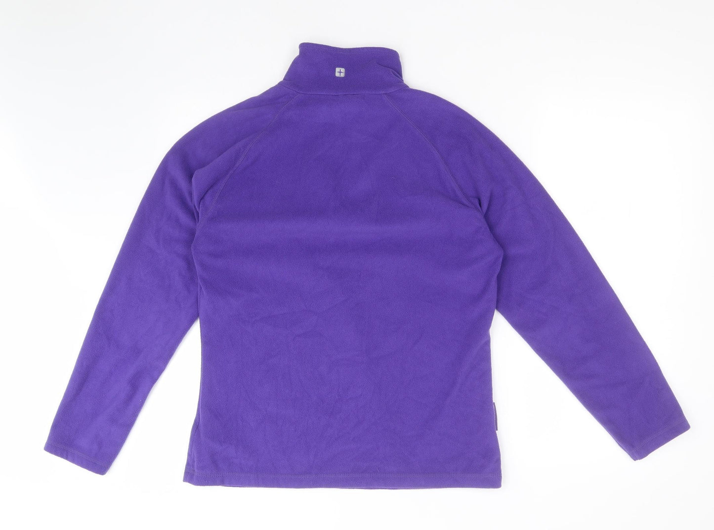 Mountain Warehouse Womens Purple High Neck  Polyester Pullover Jumper Size 12