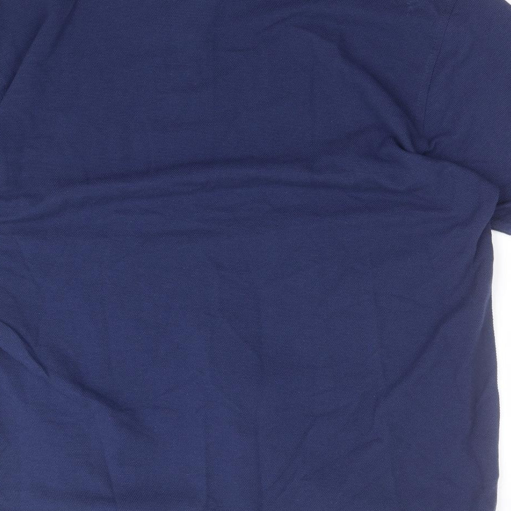 TETLEY'S IMPERIAL Mens Blue  Cotton  Polo Size XL Collared