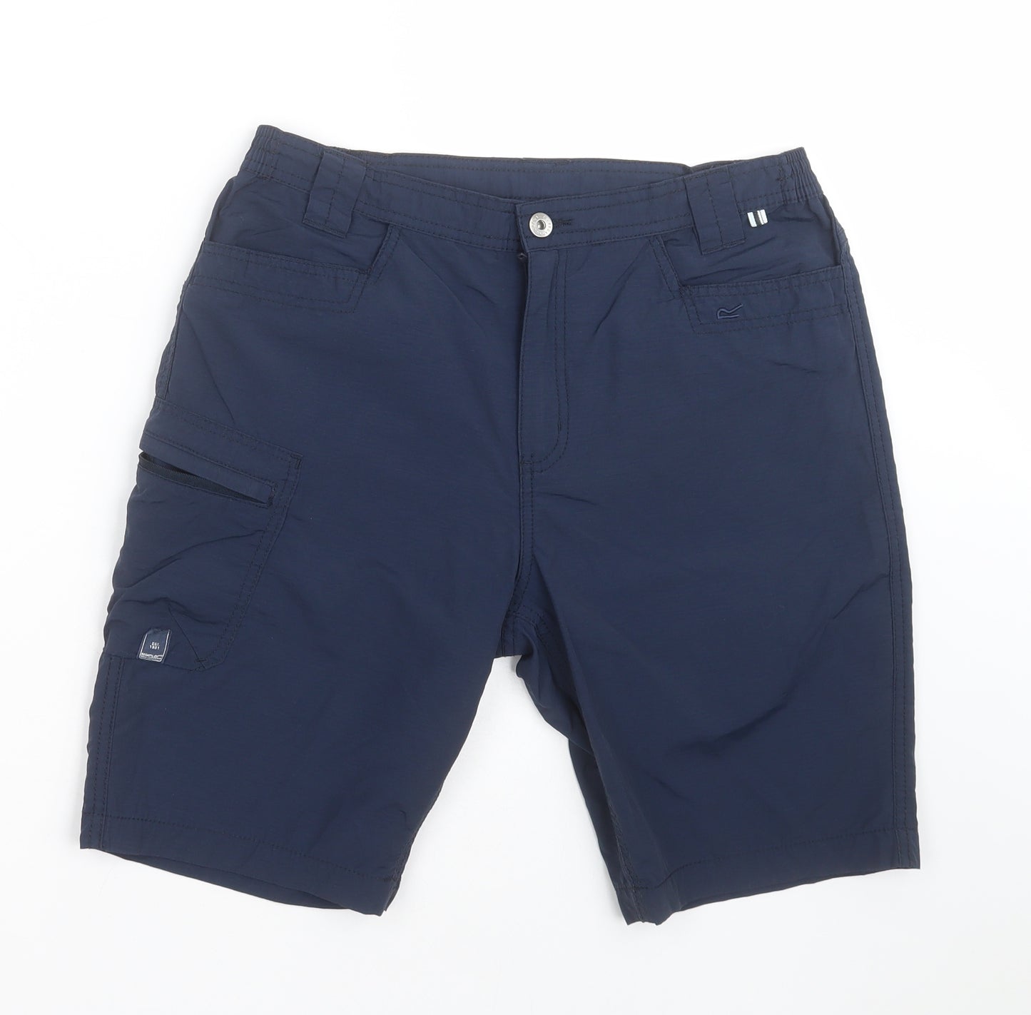 Regatta Mens Blue  Polyamide Cargo Shorts Size 32 L9 in Regular