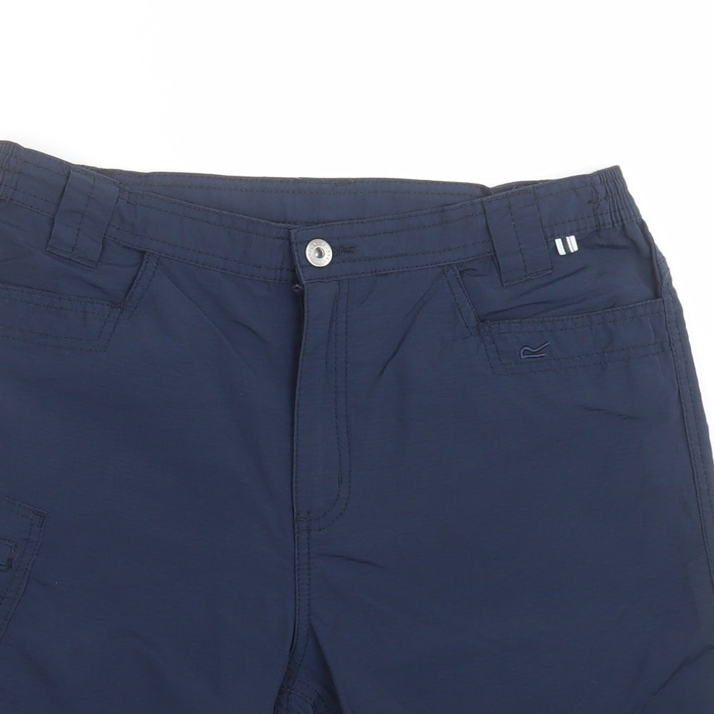 Regatta Mens Blue  Polyamide Cargo Shorts Size 32 L9 in Regular